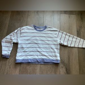 Madewell crop crewneck sweatshirt size XS